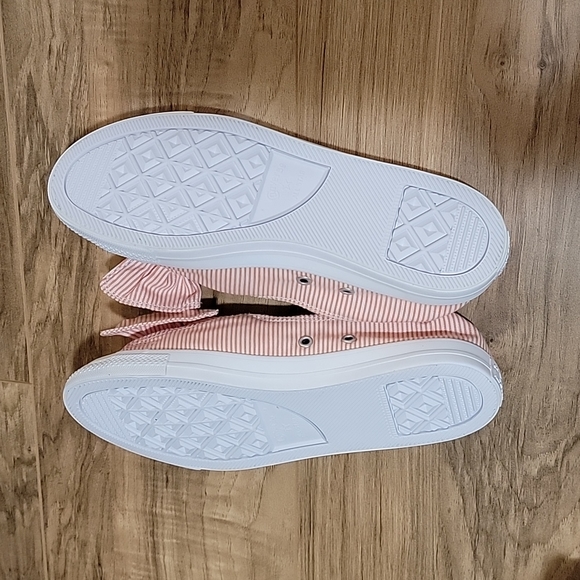 Converse Chuck Taylor All Star Women's Knot Slip Crimson Pulse/White 560674c - Picture 2 of 7